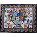 Mexican Talavera Mural Flores 4
